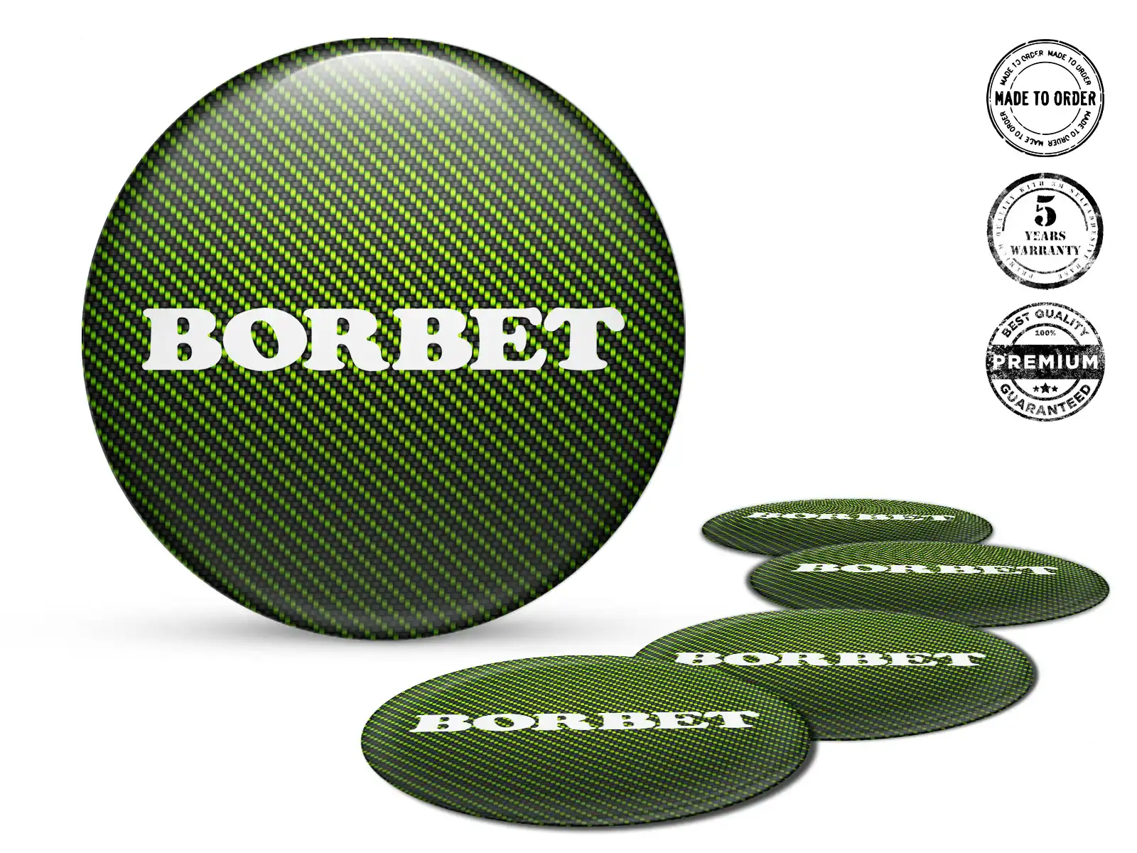 Borbet Calcomanía Rueda Logo Cascada Gravitacional